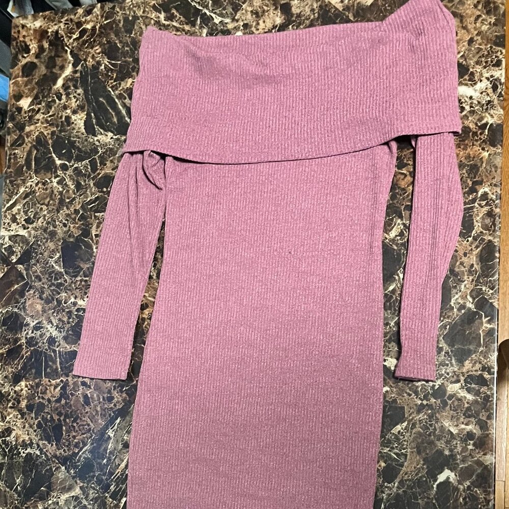 Mauve Body Con Dress